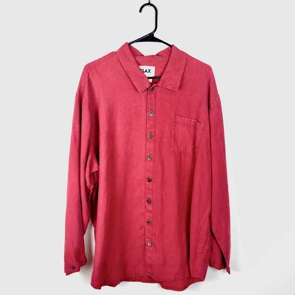 Flax Other - Flax Mens Linen Shirt C29